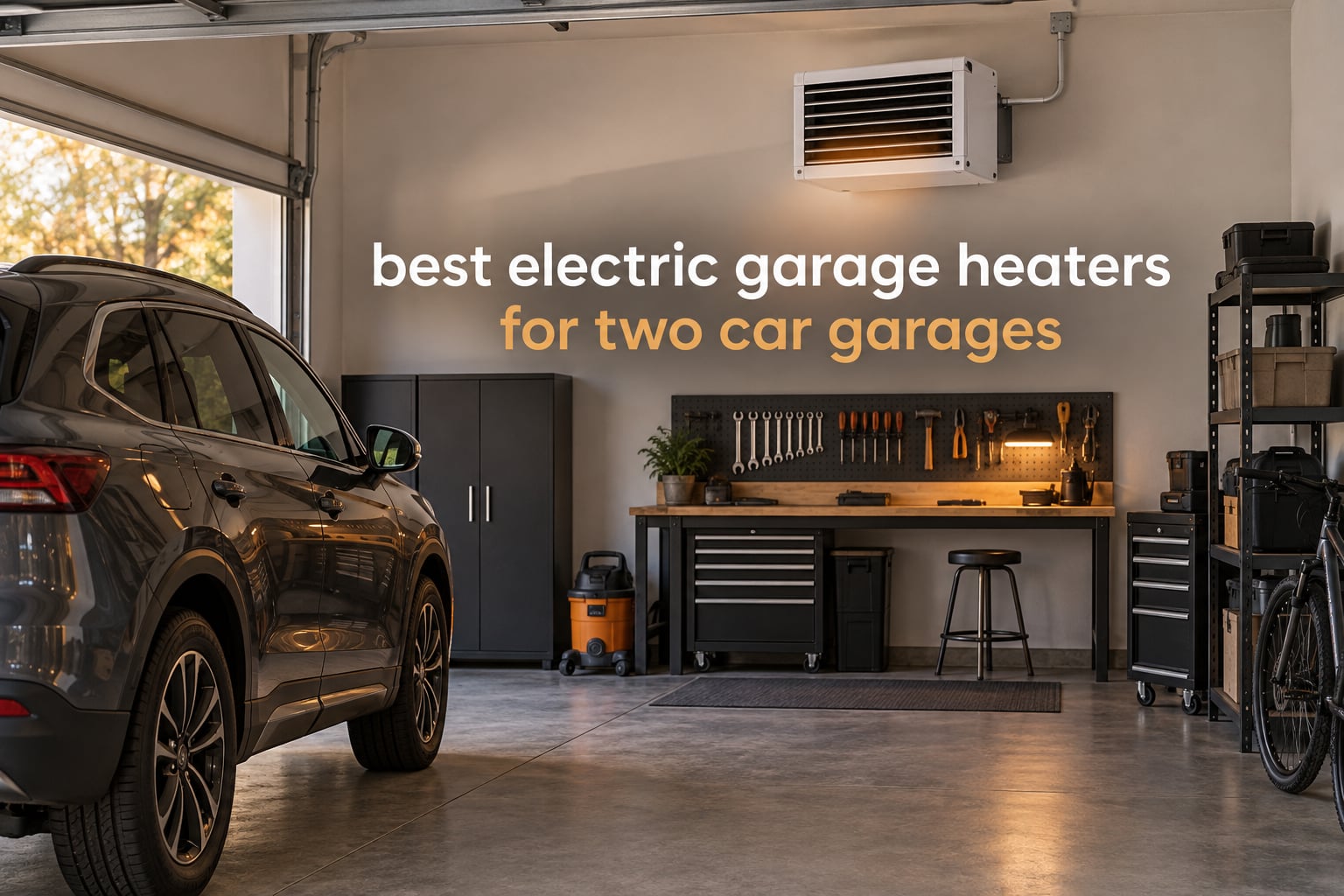 best electric garage heaters for two car garages
