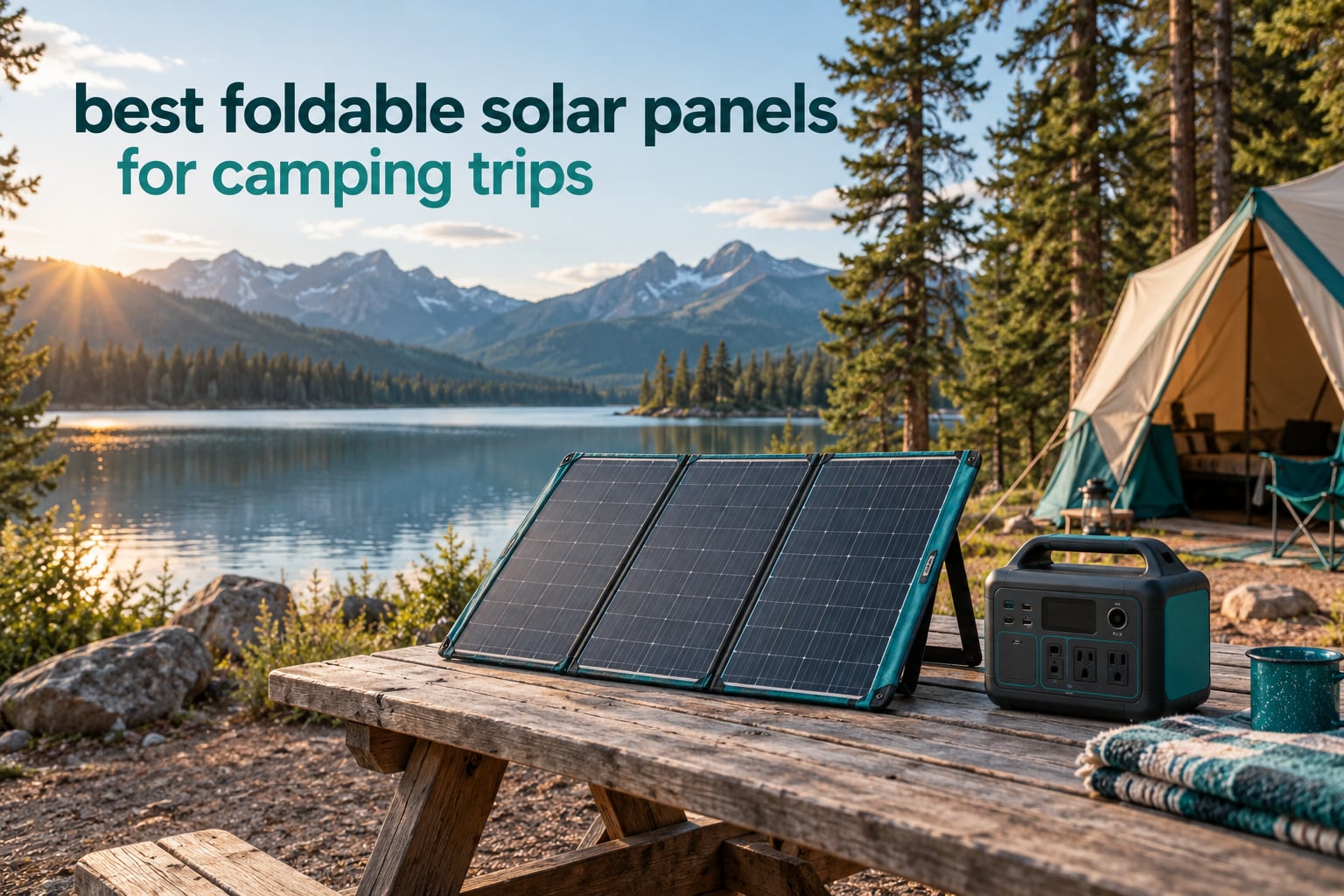 best foldable solar panels for camping trips