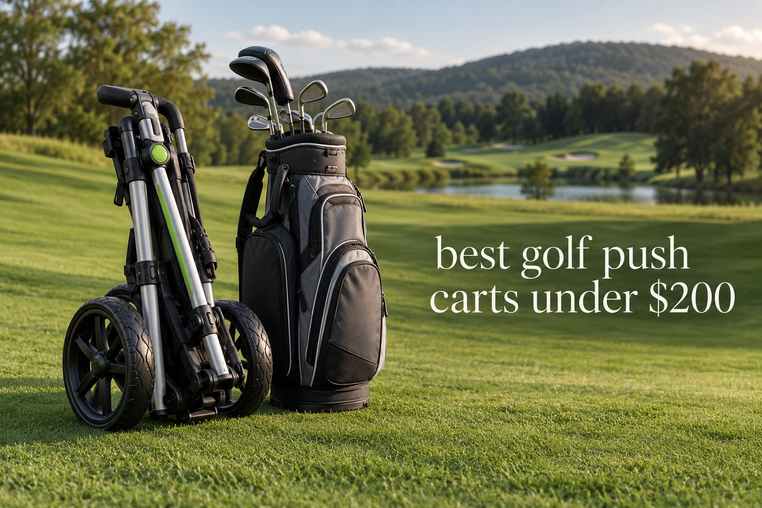 best golf push carts under $200