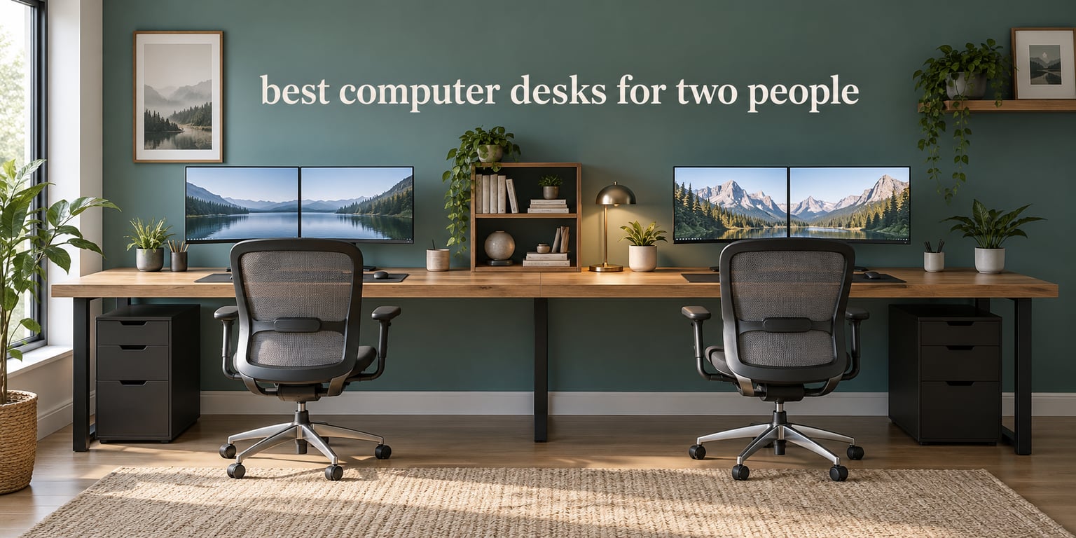 best computer desks for two people