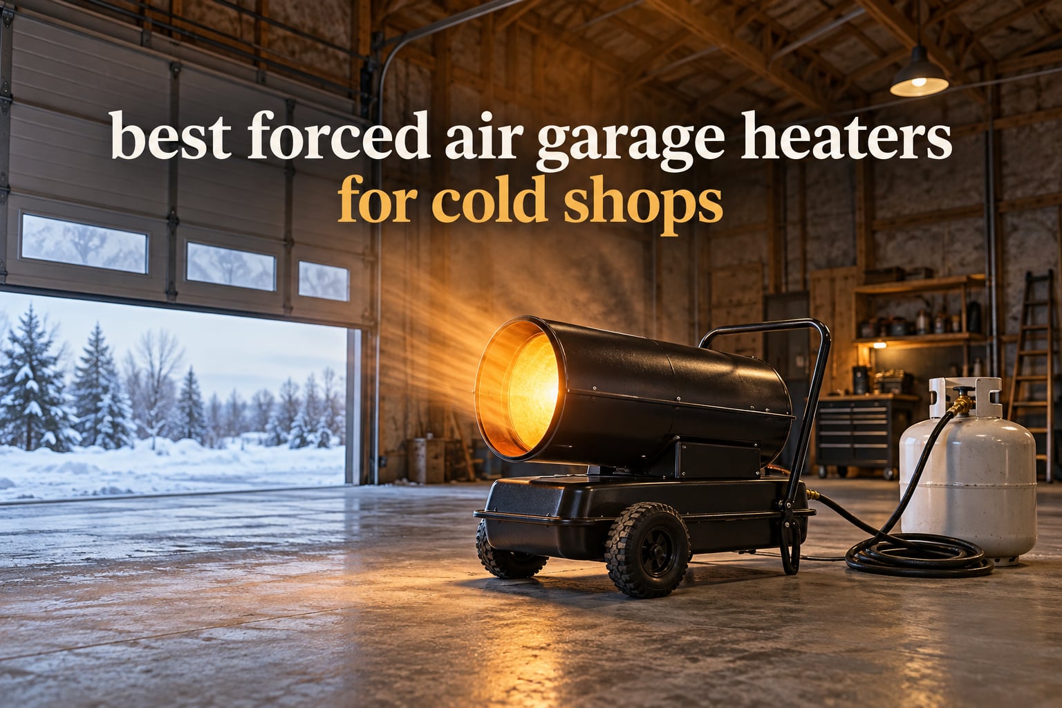 best forced air garage heaters for cold shops