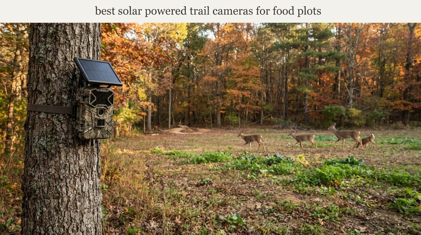 best solar powered trail cameras for food plots