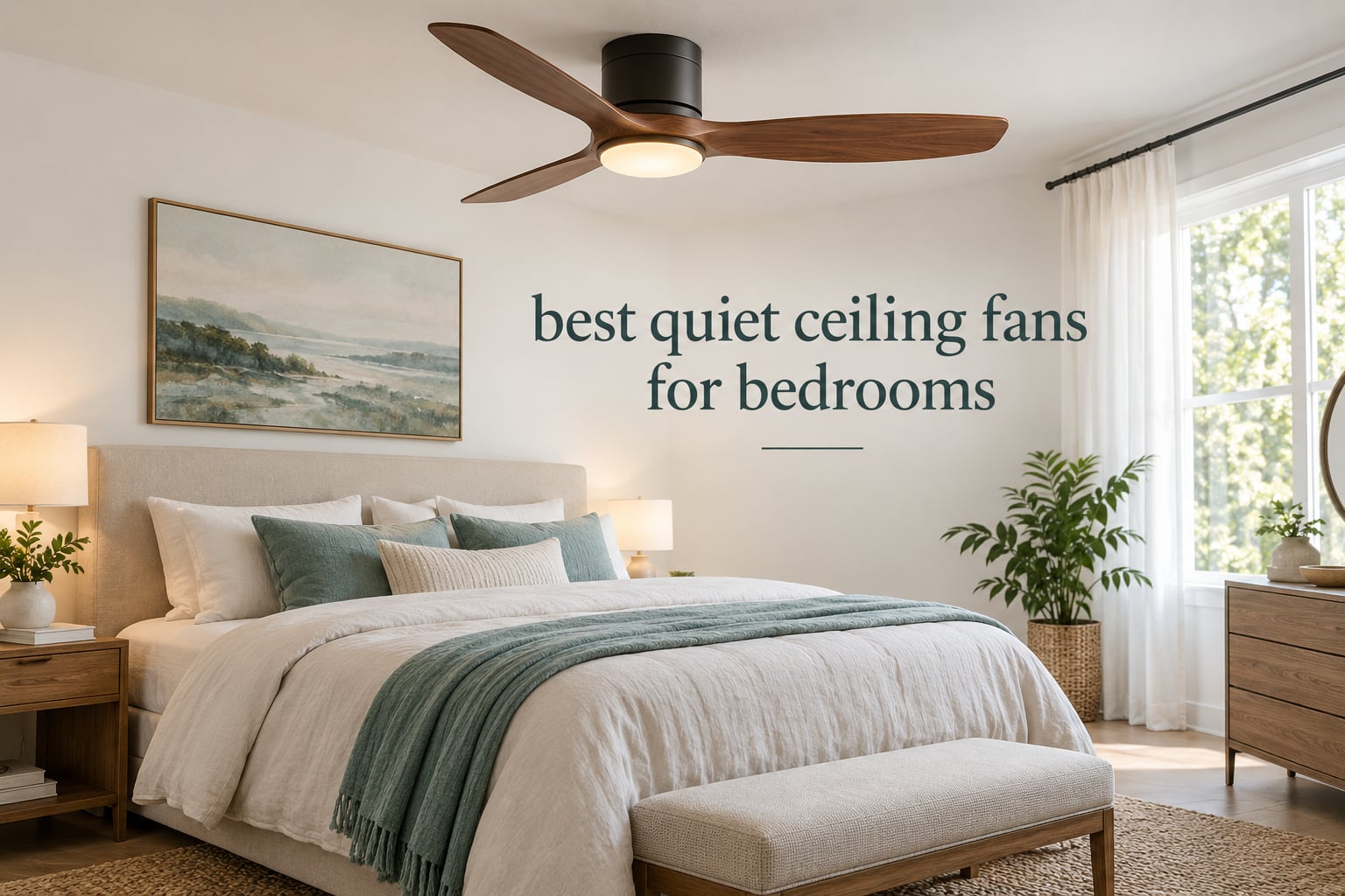 best quiet ceiling fans for bedrooms