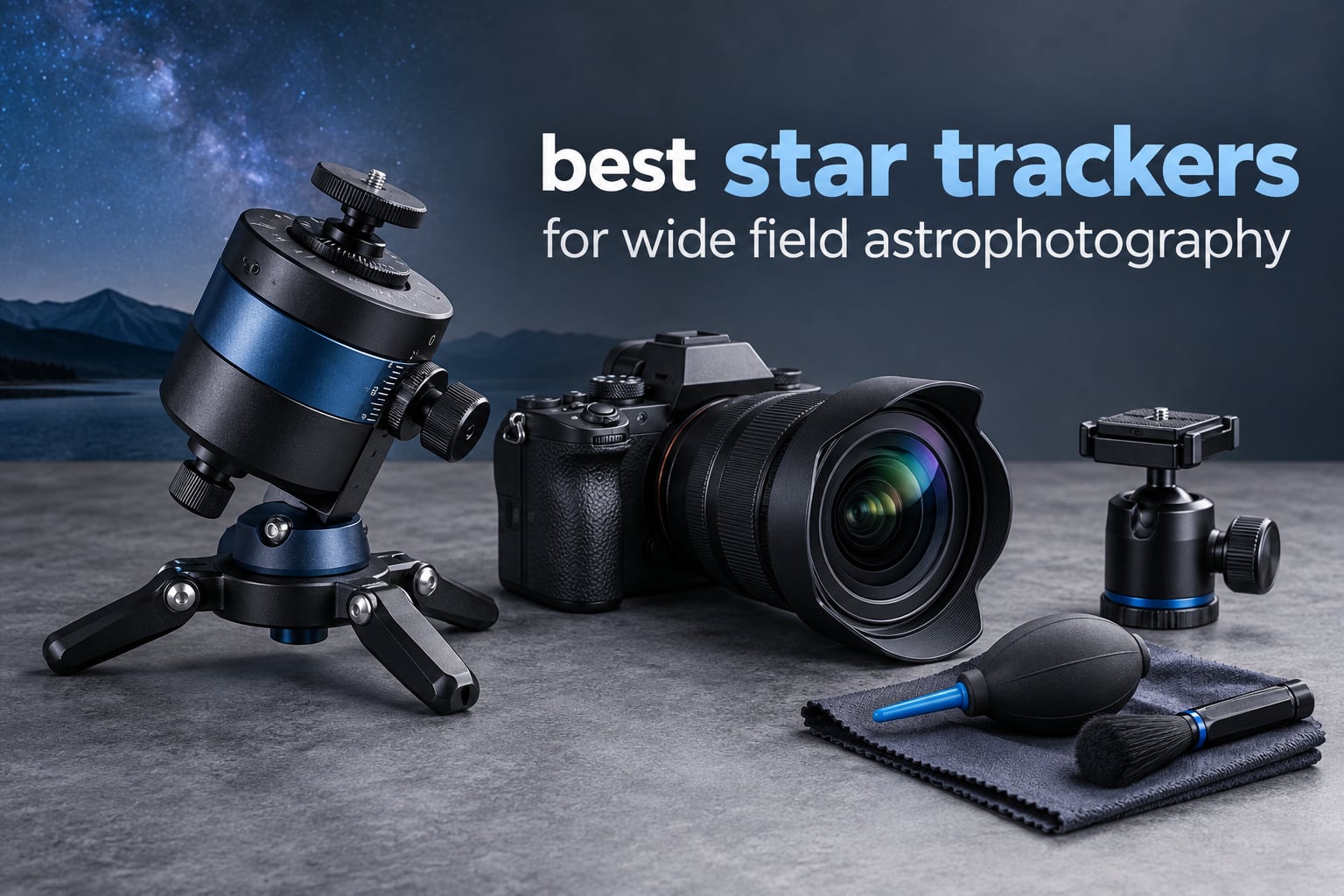 best star trackers for wide field astrophotography