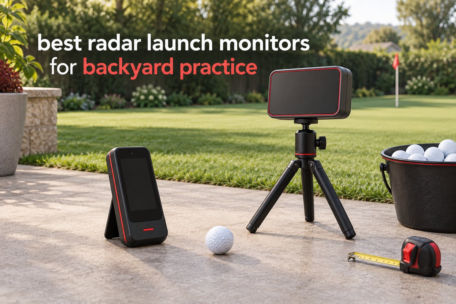 best radar launch monitors for backyard practice