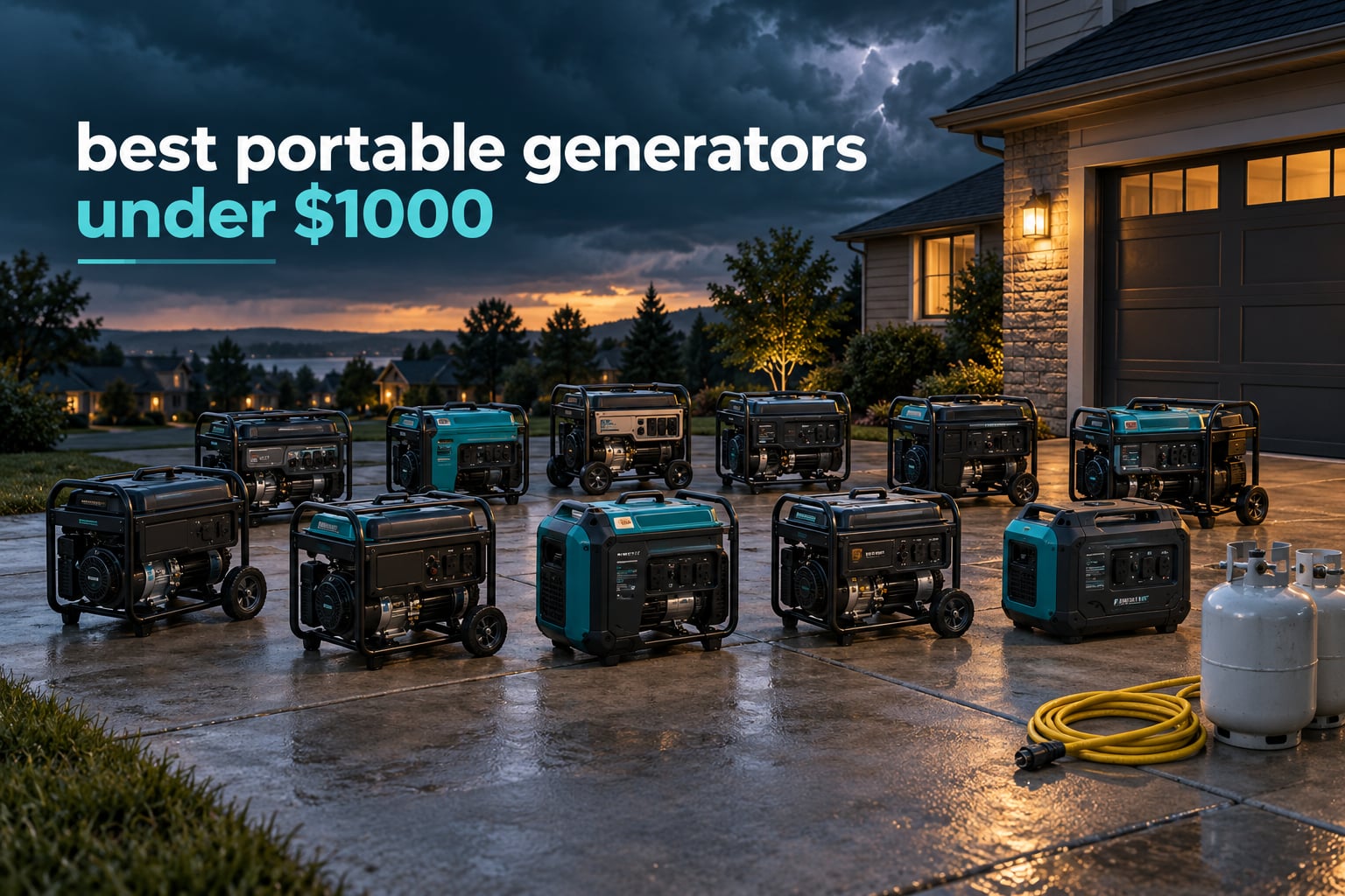 best portable generators under $1000