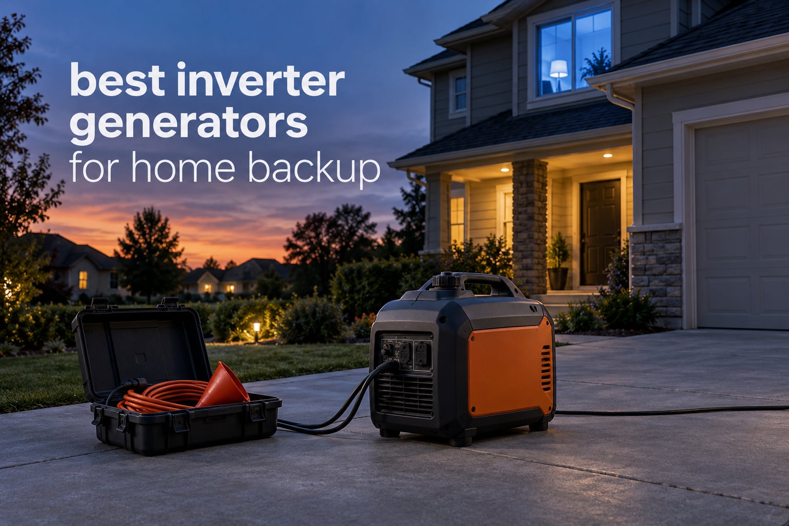 best inverter generators for home backup