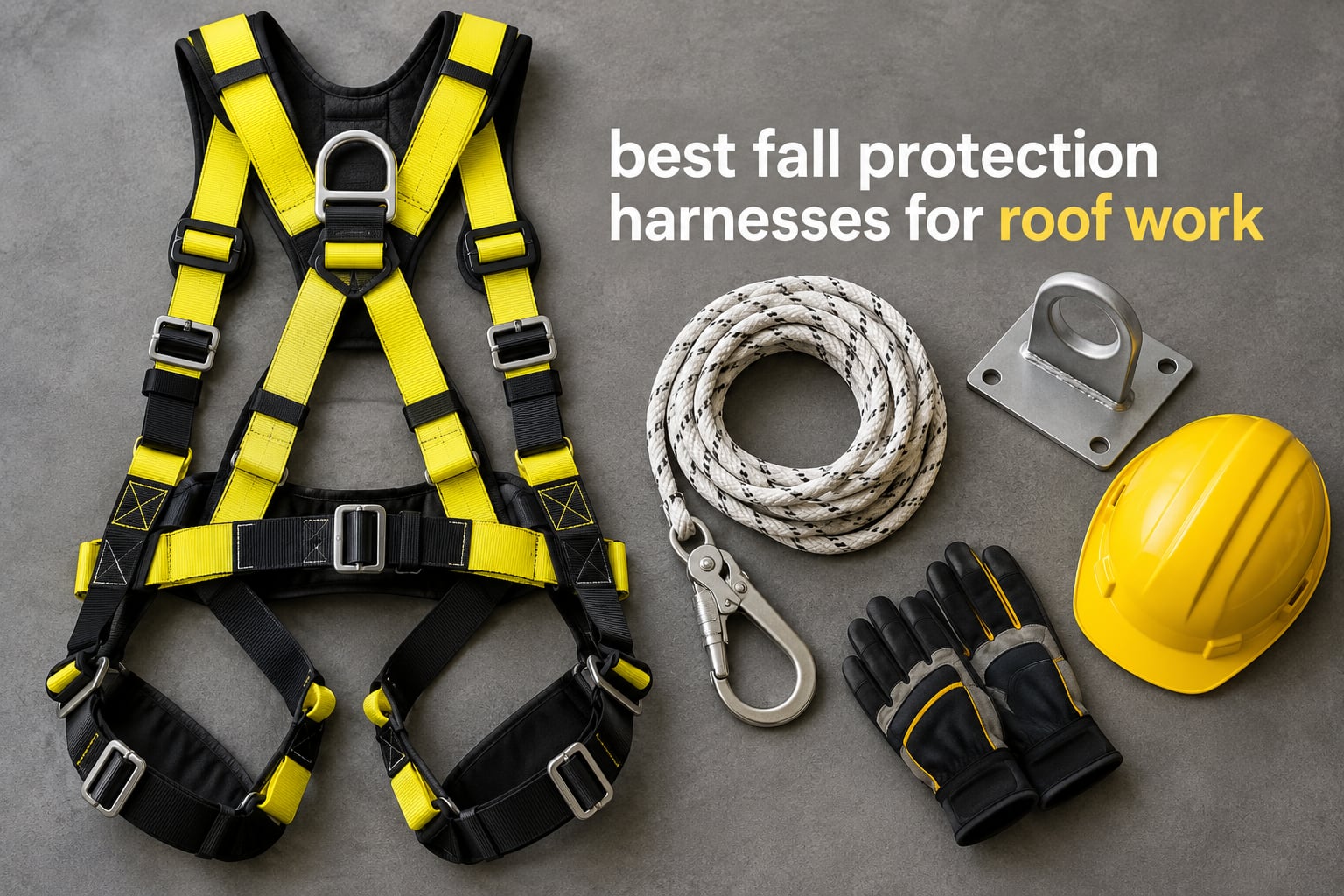 best fall protection harnesses for roof work