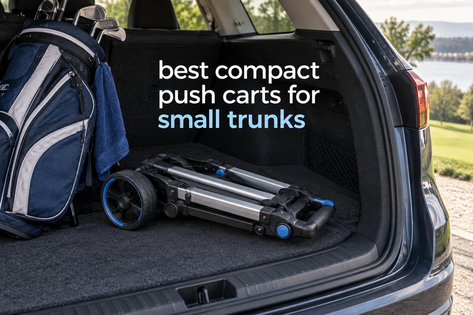 best compact push carts for small trunks
