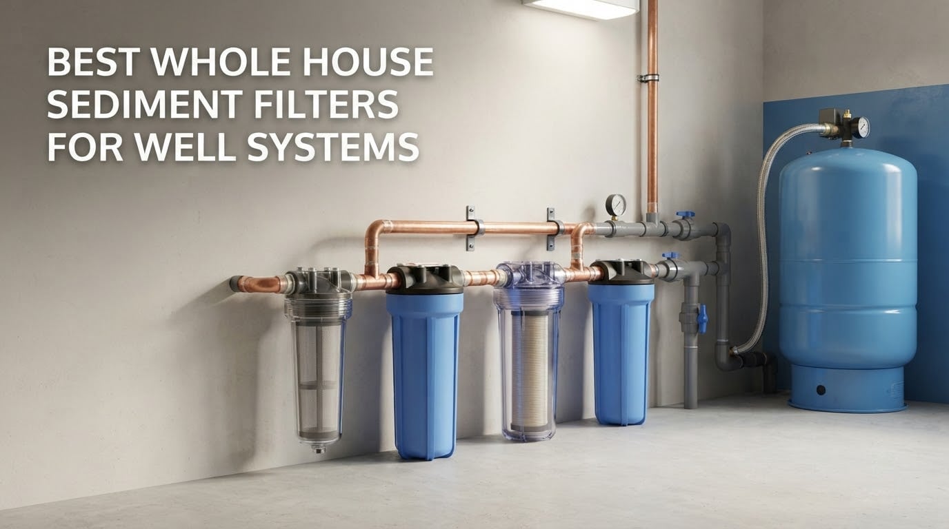 best whole house sediment filters for well systems